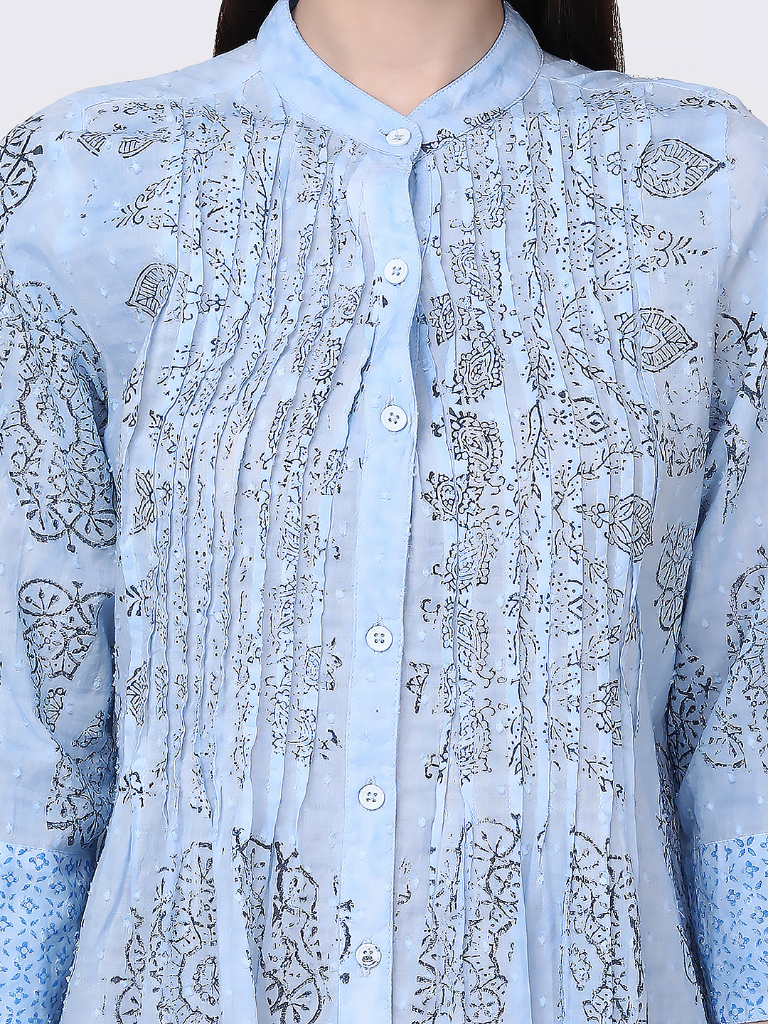 Indigo Infusion Block Print Dress