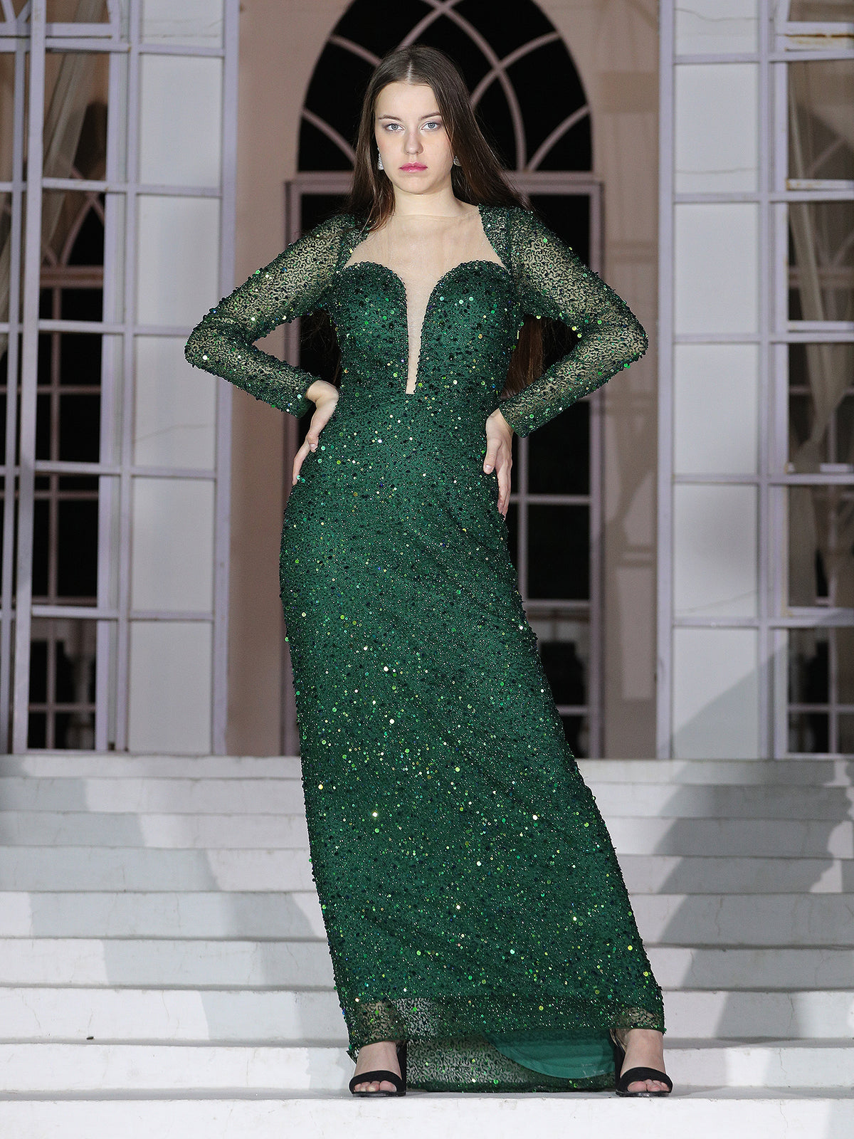 Emerald Empress Gown