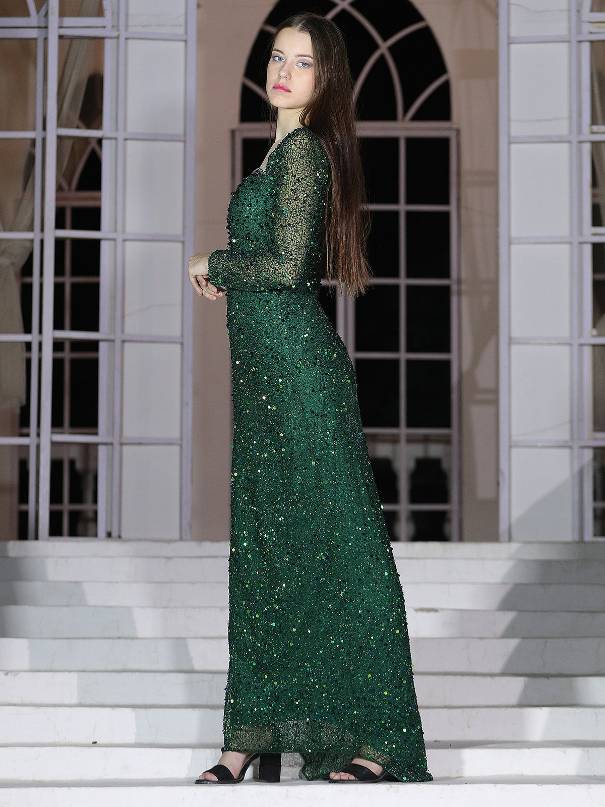 Emerald Empress Gown