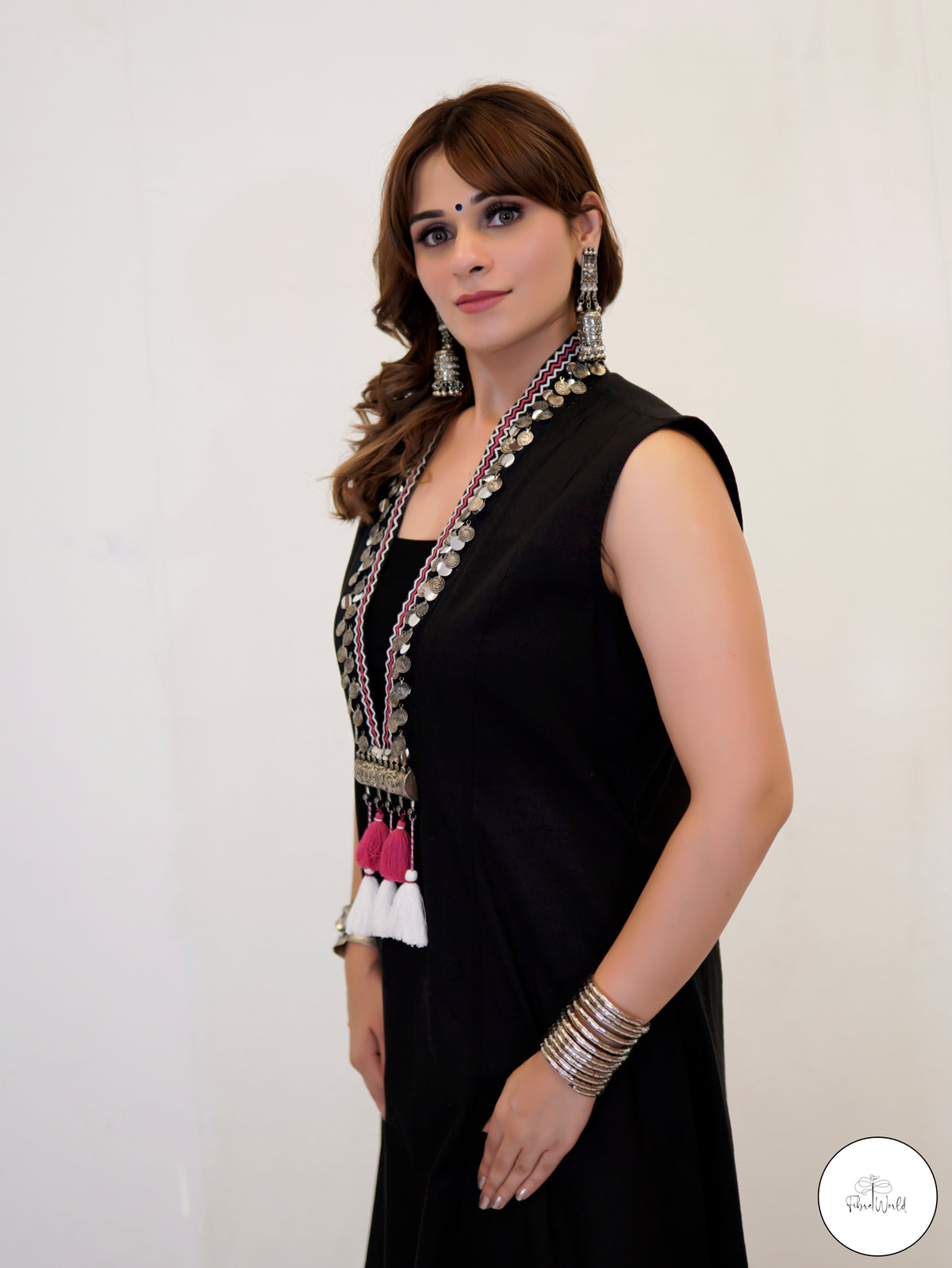 The Gypsy Noir Kurta