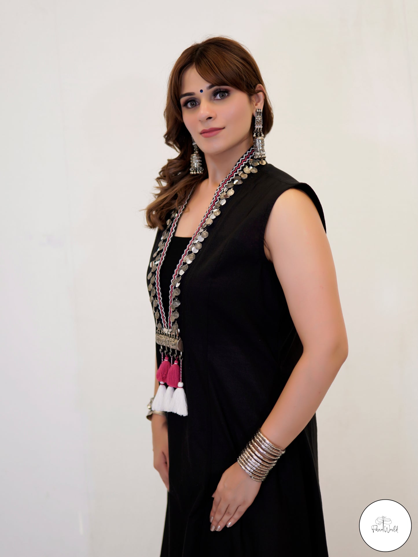 The Gypsy Noir Kurta