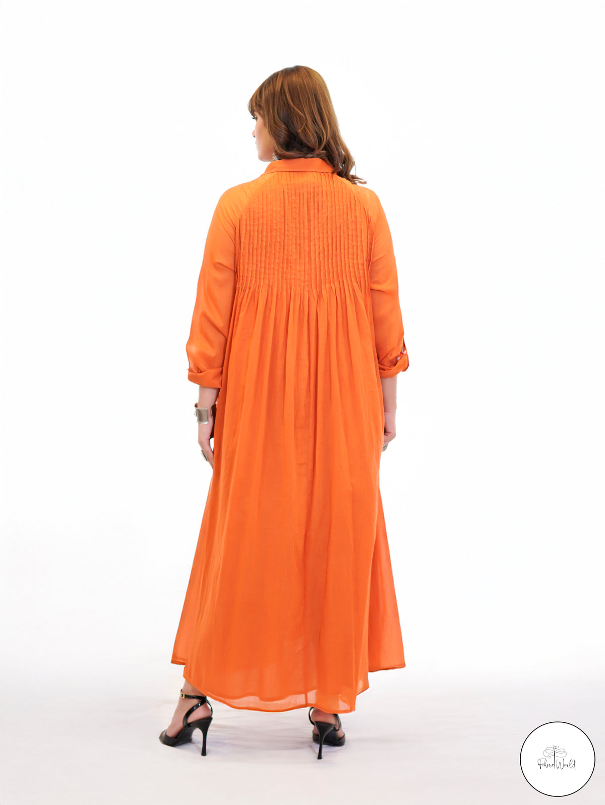 The Brick Pleat Shirt dress