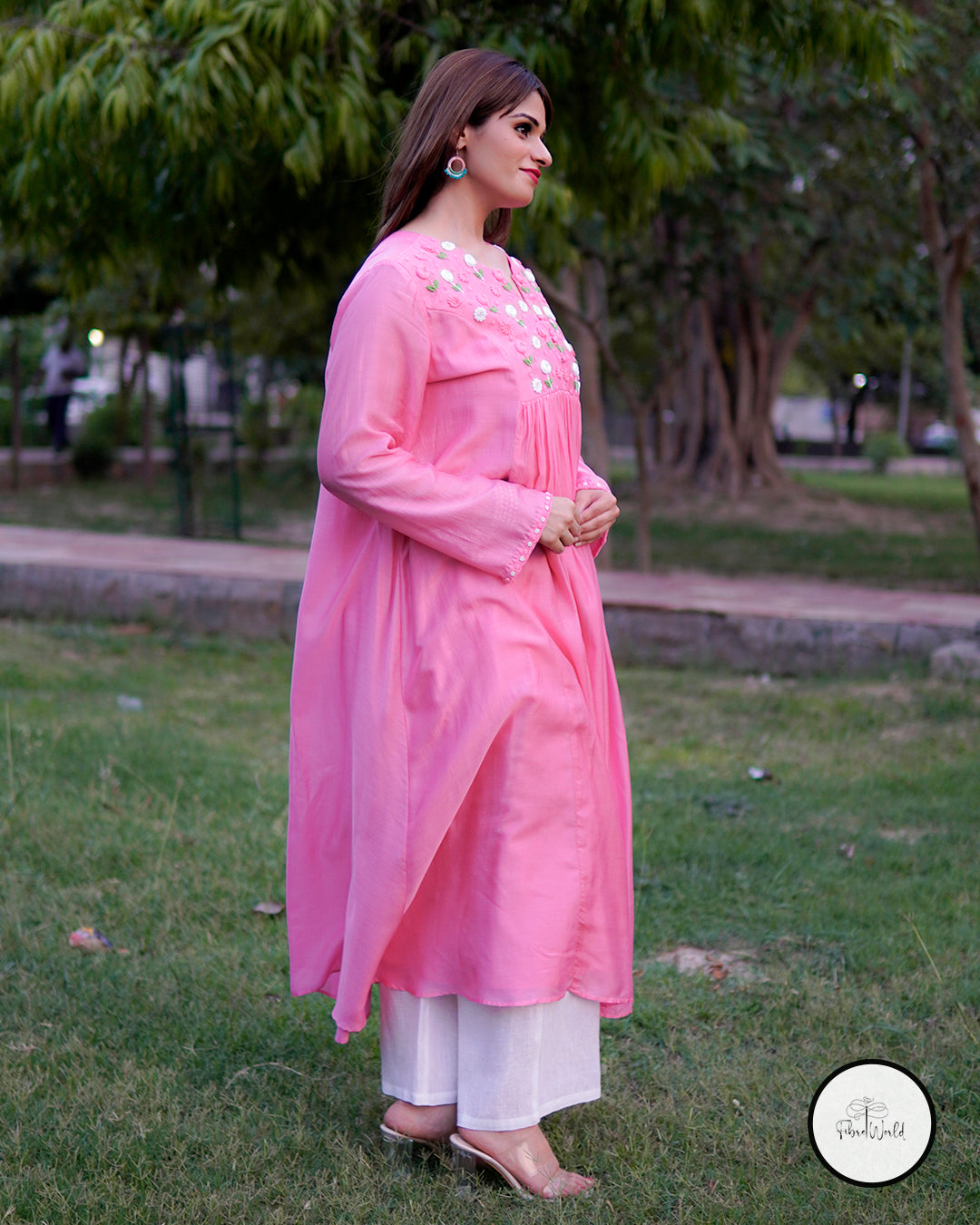 Pink Whisper kurta set