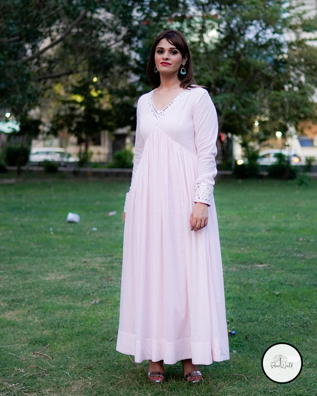 Pink Petal Anarkali