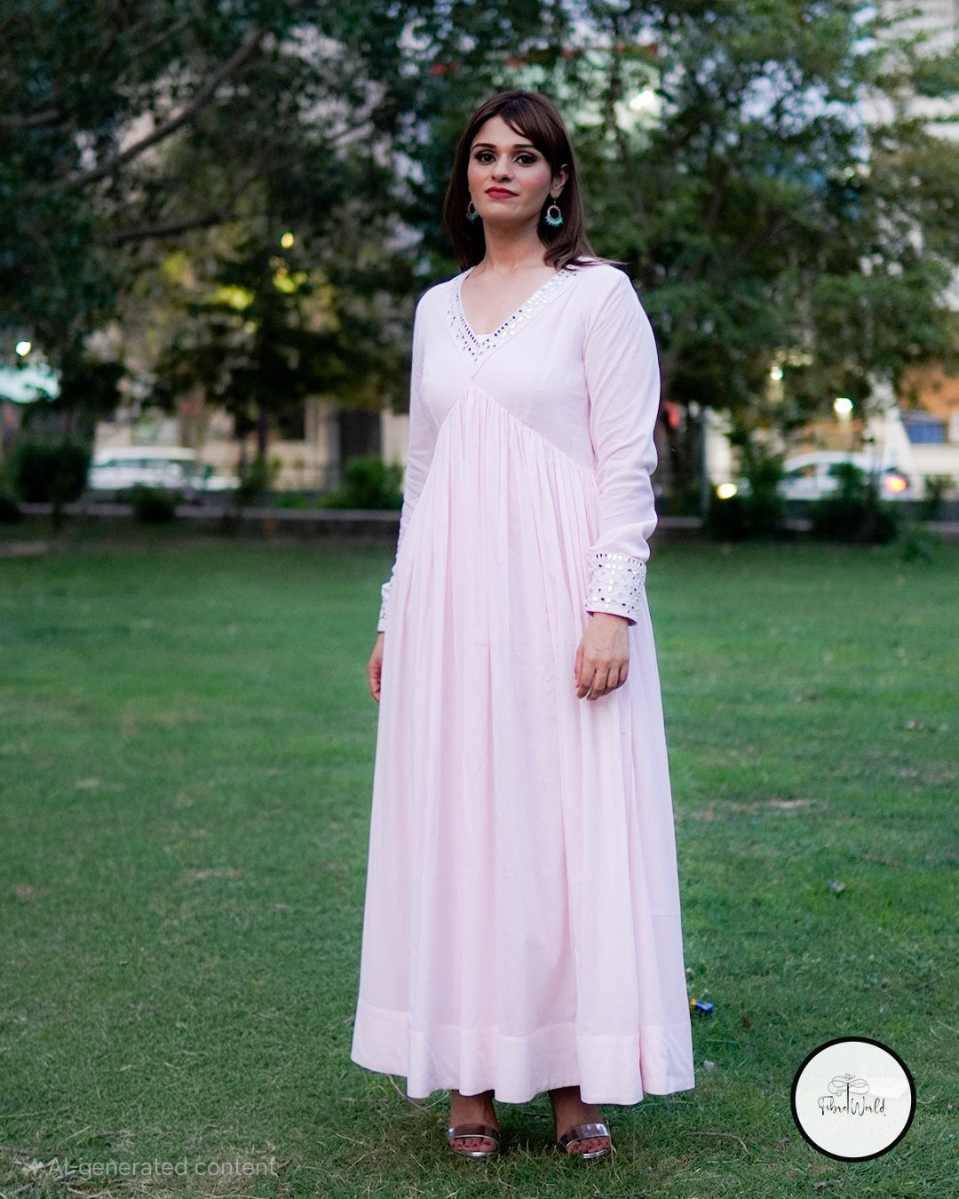 Pink Petal Anarkali