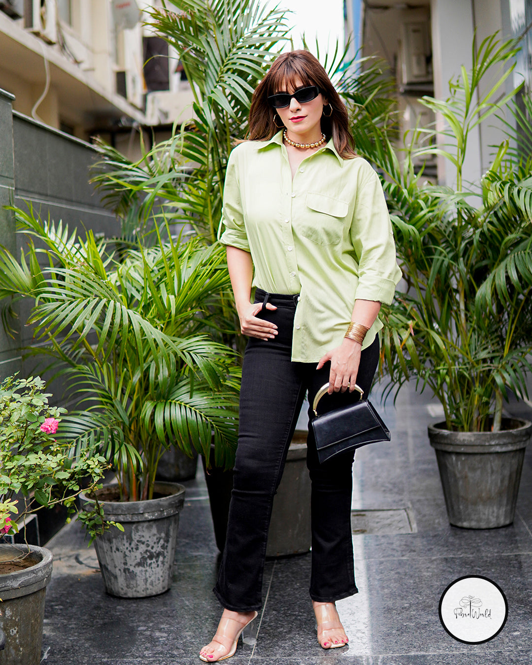 The Orchard Green Twill Shirt