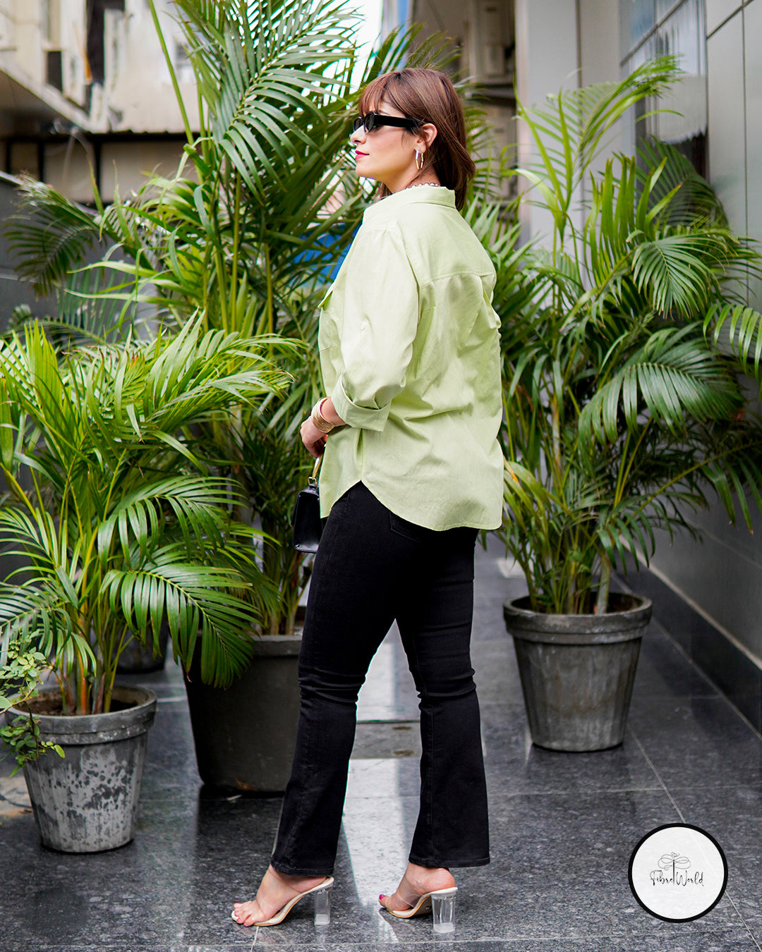 The Orchard Green Twill Shirt