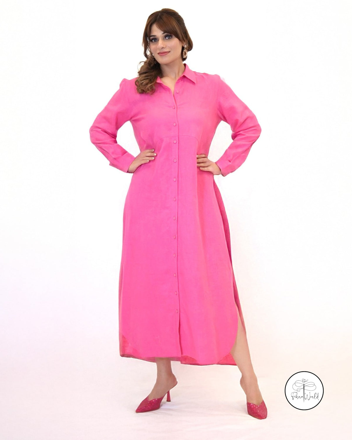 The Pretty Print Shirtdress