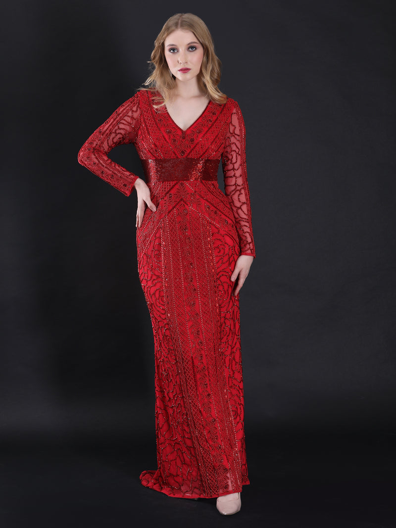 Scarlet Siren Gown