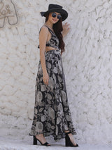 MOON LIGHT BLOOM LONG DRESS