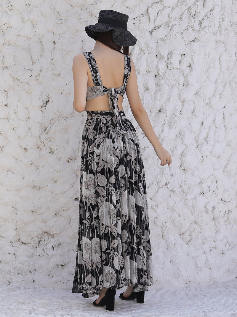 MOON LIGHT BLOOM LONG DRESS