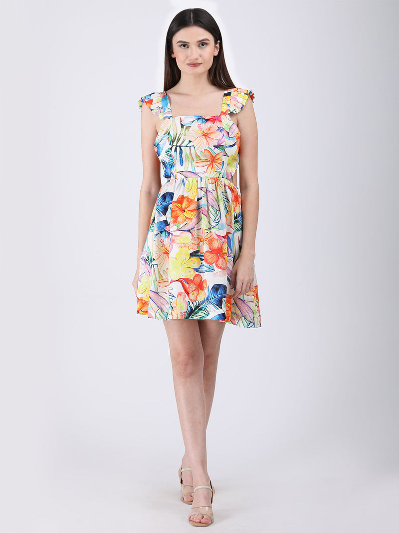 Blossom Breeze Back-Tie Dress