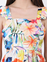 Blossom Breeze Back-Tie Dress