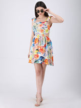 Blossom Breeze Back-Tie Dress