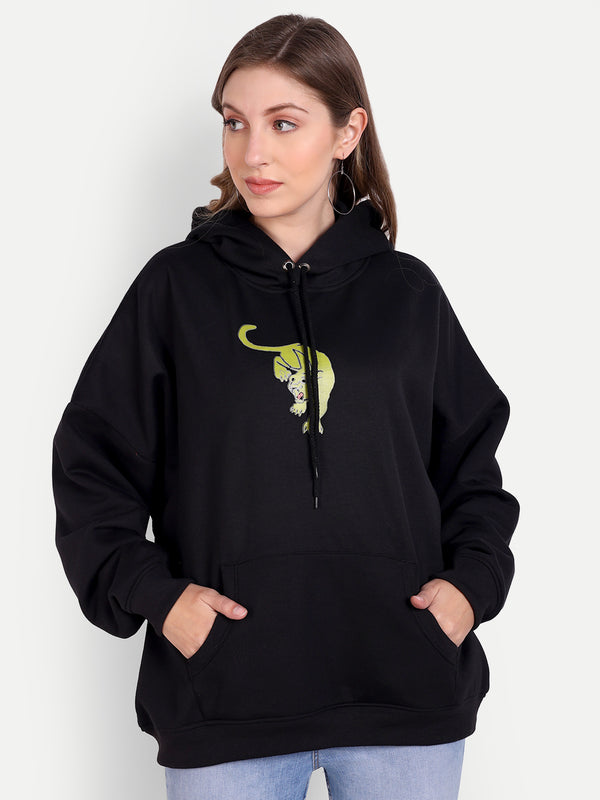 Fierce and Untamed Hooded Sweat Shirt