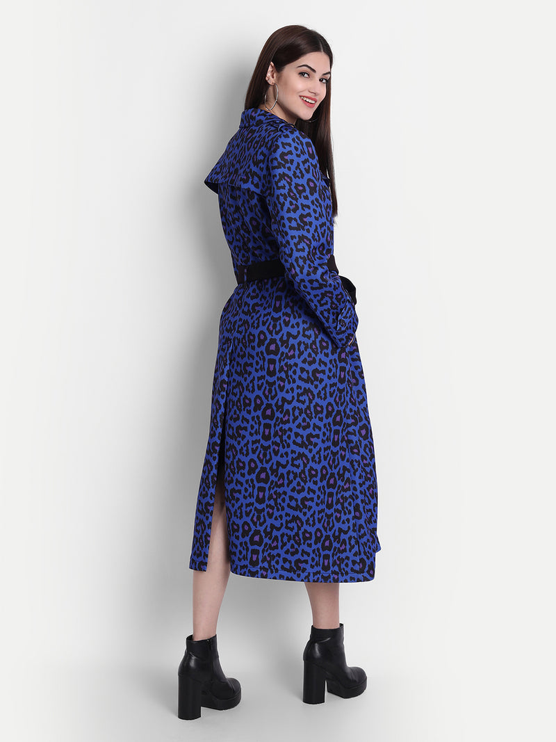 Wildcat Print Trench coat