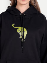 Fierce and Untamed Hooded Sweat Shirt