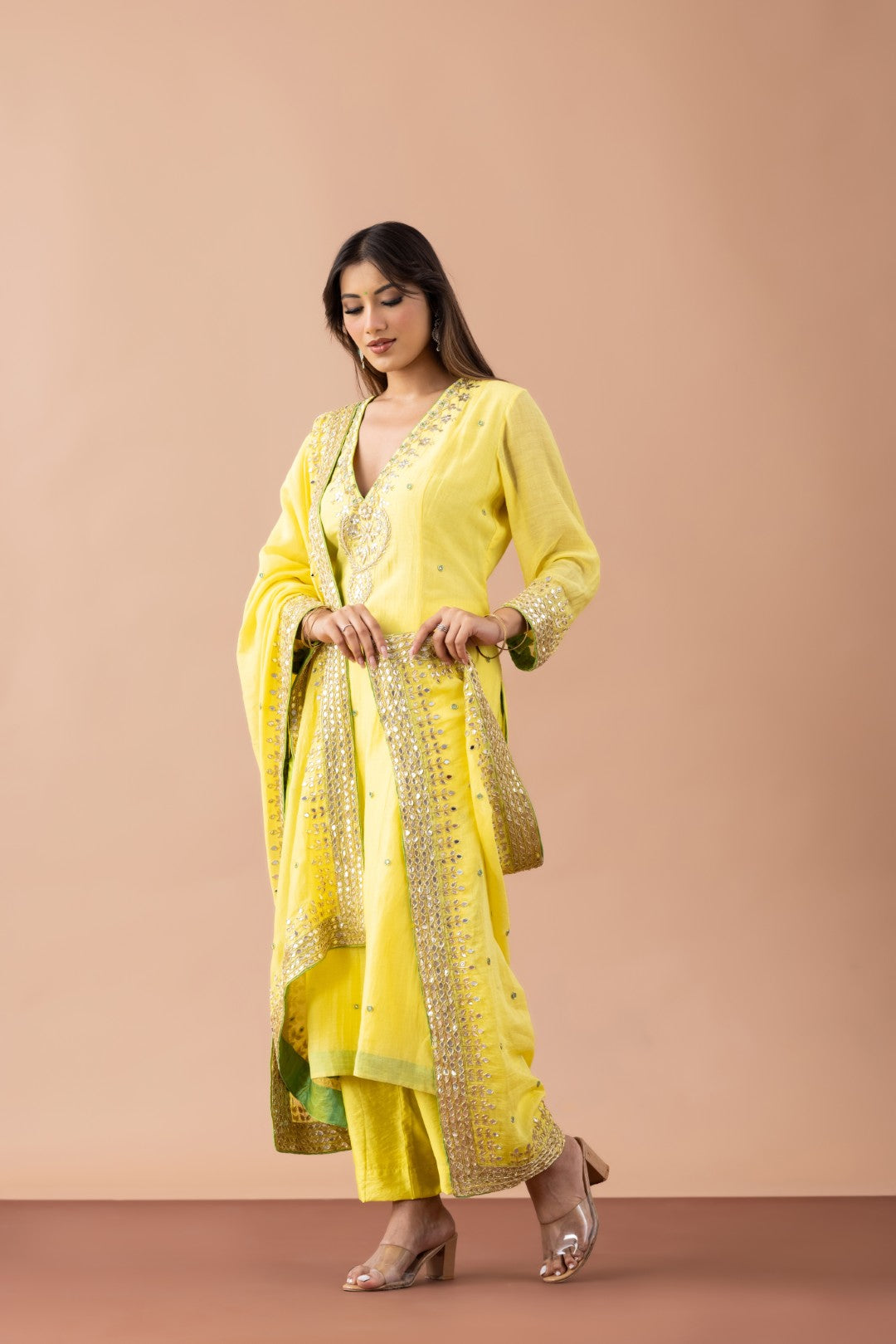HALDI HUES KURTA SET