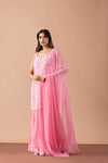 MOTI DHAGA  GEORGETTE SHARARA SET