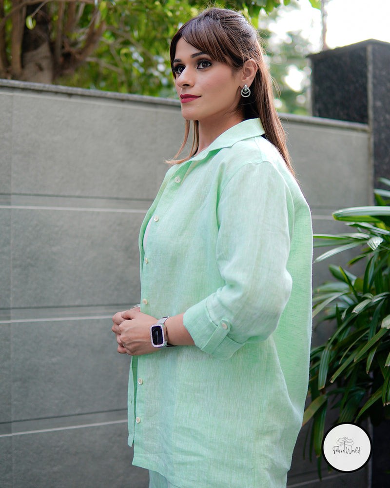 The Kiwi Pure Linen Set