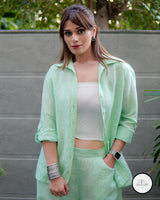 The Kiwi Pure Linen Set