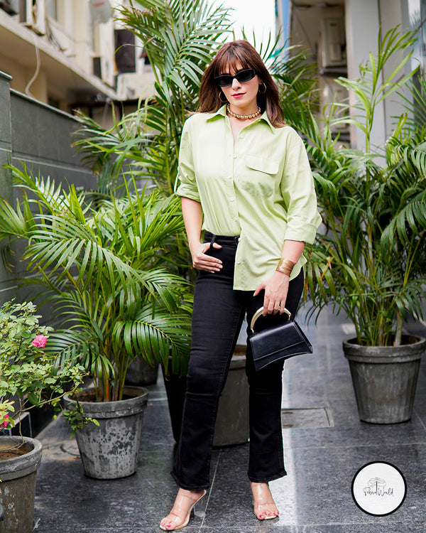 The Orchard Green Twill Shirt